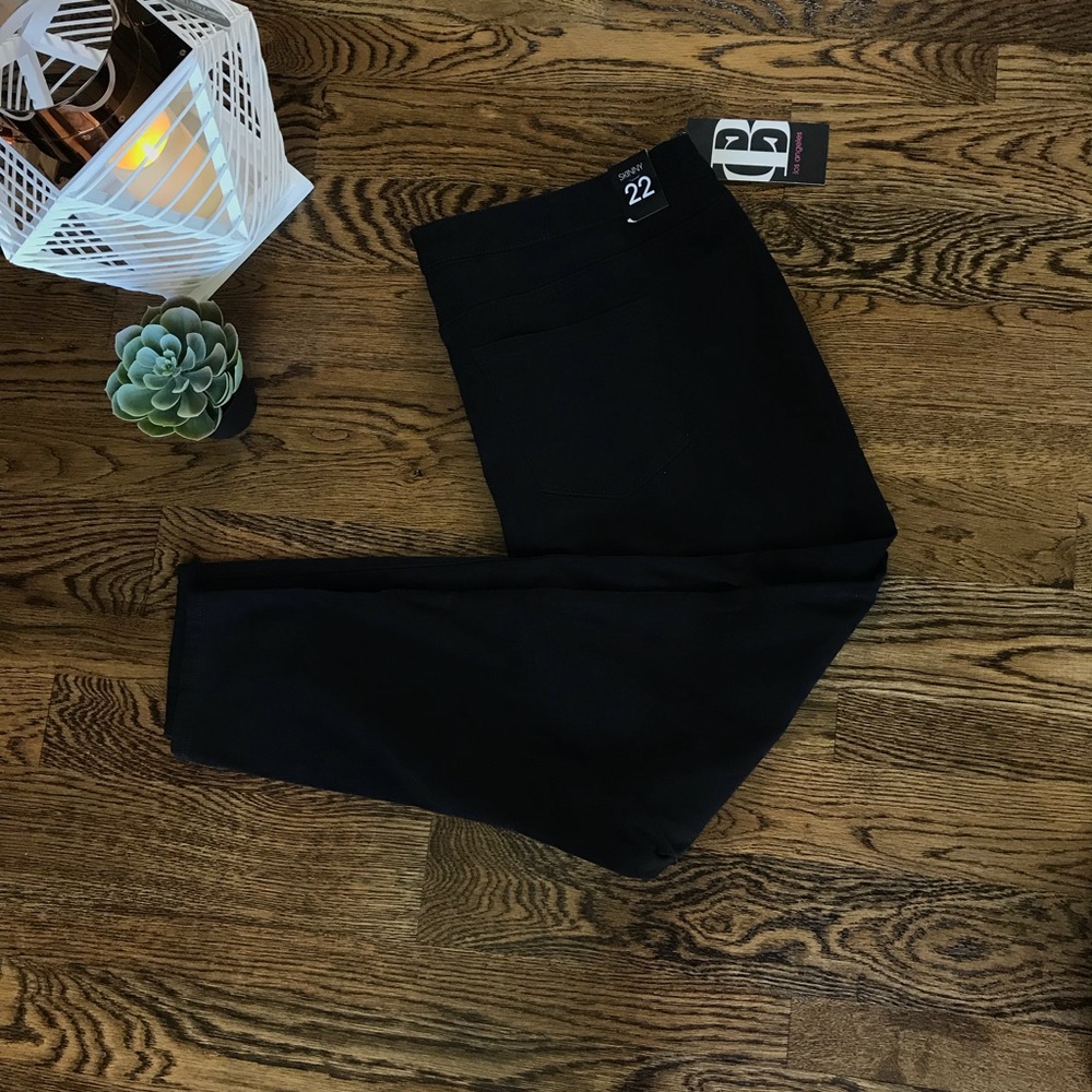 Black Skinny Pants Size 22
